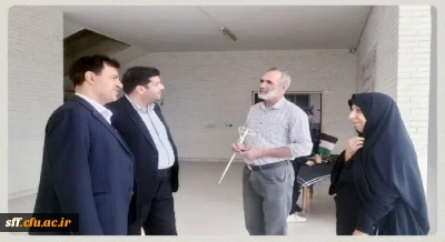 بازدید جناب آقای دکتر زارع شیبانی و سرکارخانم دکتر داودی از ساختمان آموزشی شهید عباس دوران و عرض خیرمقدم به دانشجویان جدیدالورود