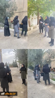 بازدید مسئولین سیما منظر از فضای سبز دانشگاه