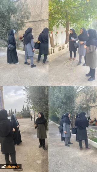 بازدید مسئولین سیما منظر از فضای سبز دانشگاه