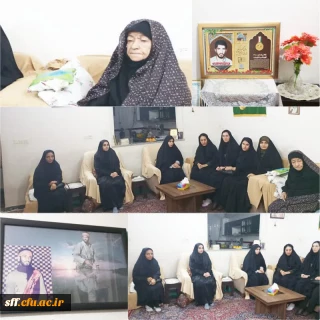 دیدار با خانواده شهید پور سعید