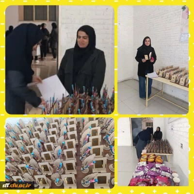 مراسم استقبال از دانشجو معلمان ورودی 1400 که همزمان با تحصیل ، توفیق در کنار دانش آموزان و تدریس را دارند.