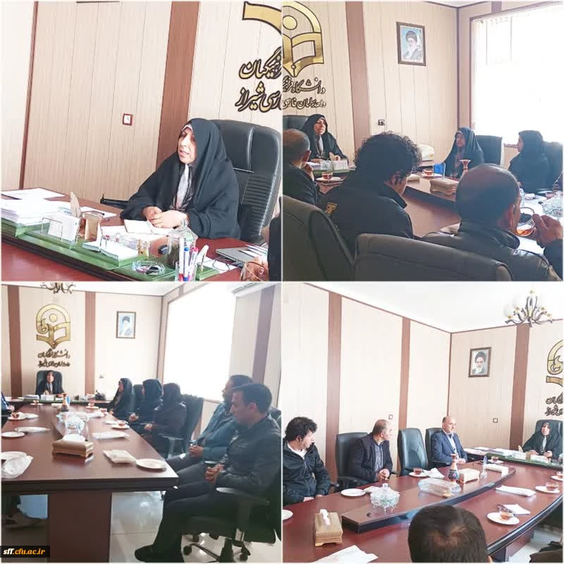 جلسه تقدیر و تشکر از نیروهای خدوم آشپزخانه و هماهنگی جهت نیمسال دوم 2