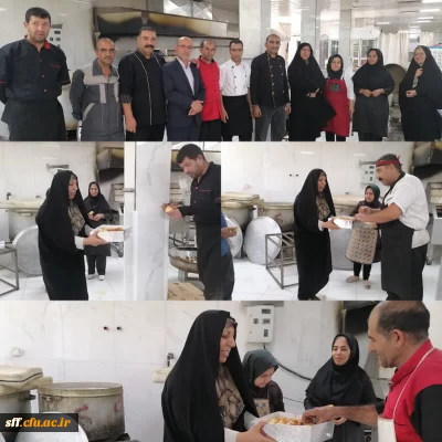 تقدیر از نیروهای خدوم آشپزخانه به مناسبت روز کارگر