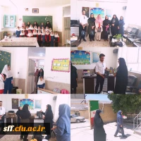 بازدید رئیس دانشگاه فرهنگیان واحد سلمان فارسی شیراز از دانشجو پریسا اکبری در شهرک ابرج،روستای درودزن 2