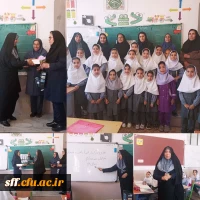 بازدید رئیس دانشگاه فرهنگیان واحد سلمان فارسی شیراز از دانشجو معلم سرکار خانم زهره آرایش در بخش قادر آباد
 2