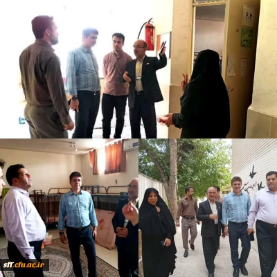 بازدید مسئولان دانشگاه فرهنگیان استان فارس از خوابگاه دختران مرکز سلمان فارسی
