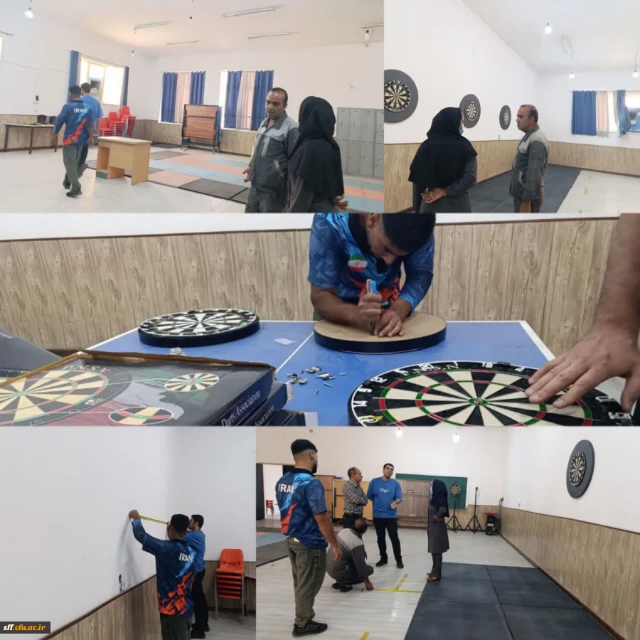گزارش تصویری آماده سازی باشگاه دارت مرکز سلمان فارسی  2