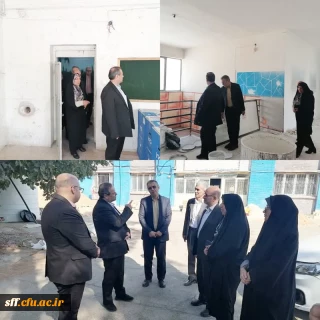 بازدید از ساختمان شهید دستغیب مرکز سلمان فارسی در حاشیه مراسم تکریم و معارفه 
