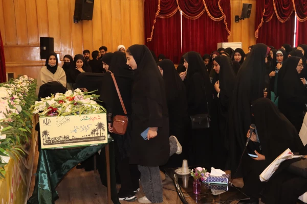 مراسم تشییع پیکر شهید گمنام در دانشگاه فرهنگیان واحد سلمان فارسی 5