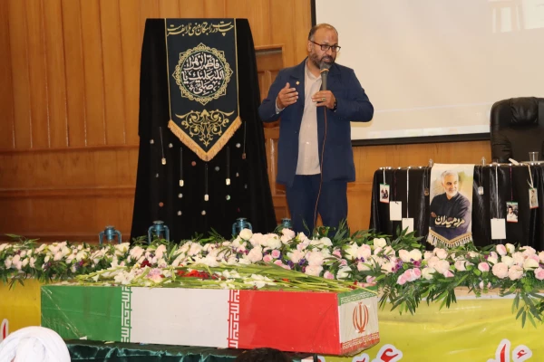 مراسم تشییع پیکر شهید گمنام در دانشگاه فرهنگیان واحد سلمان فارسی 6