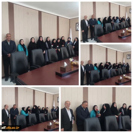 تقدیر اعضای شورای صنفی دانشجویان دانشگاه فرهنگیان سلمان فارسی از کارکنان واحد مالی دانشگاه به مناسبت روز حسابدار