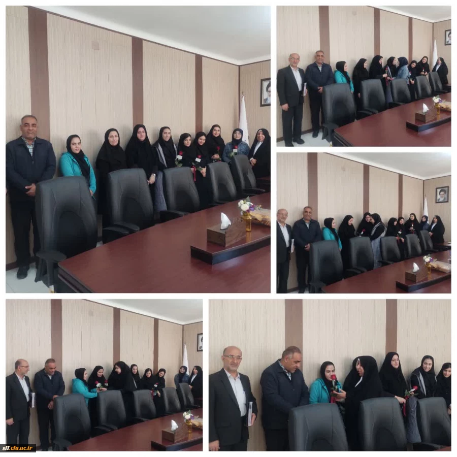 تقدیر اعضای شورای صنفی دانشجویان دانشگاه فرهنگیان سلمان فارسی از کارکنان واحد مالی دانشگاه به مناسبت روز حسابدار 2