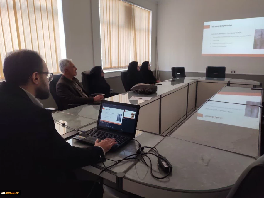 برگزاری کارگاه آشنایی با ویتامین ها ویژه کارکنان و اساتید 
دانشگاه فرهنگیان فارس – واحد سلمان فارسی 2