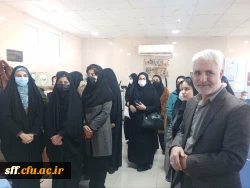 بازدید دانشجومعلمان دانشگاه فرهنگیان سلمان فارسی از بیمارستان جانبازان جنت شیراز و تکریم مقام جانبازان 6