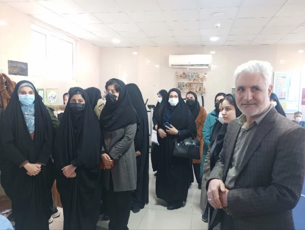 بازدید دانشجومعلمان دانشگاه فرهنگیان سلمان فارسی از بیمارستان جانبازان جنت شیراز و تکریم مقام جانبازان 6