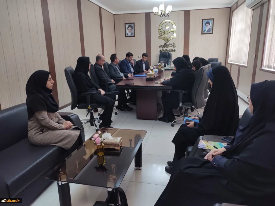  بازدید هیأت رئیسه دانشگاه فرهنگیان فارس از دانشکده علوم تربیتی
 2