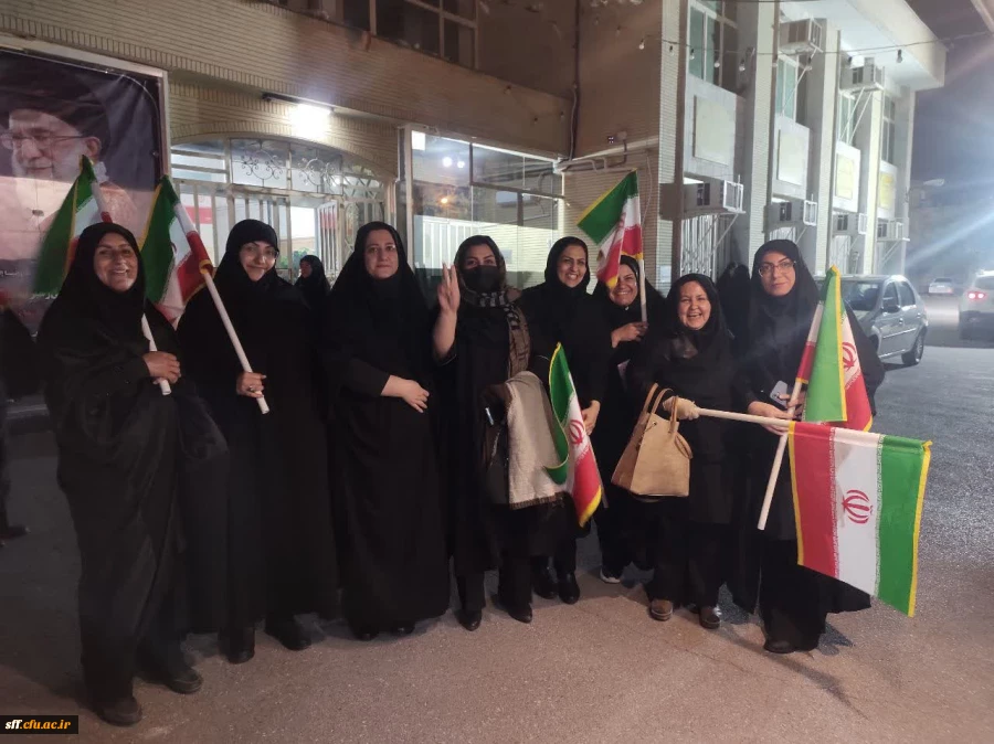 حرکت کاروان خودرویی کارکنان واحددانشگاهی سلمان فارسی شیراز 8