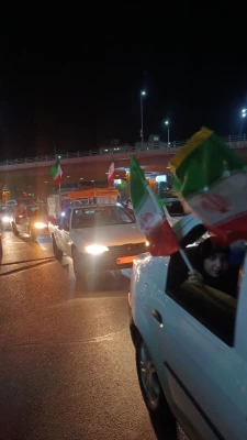 حرکت کاروان خودرویی کارکنان واحددانشگاهی سلمان فارسی شیراز 9
