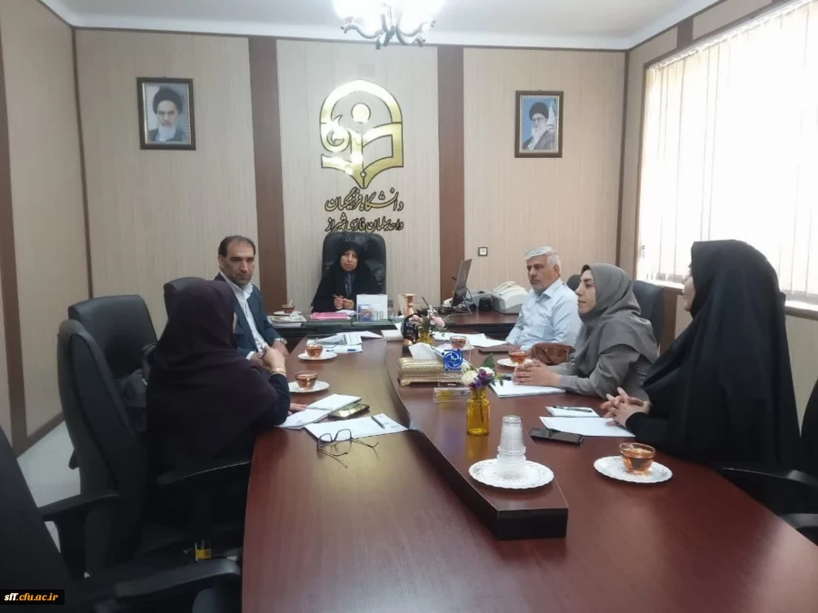 اولین جلسه برنامه ریزی جشنواره تدریس برتر دانشکده علوم تربیتی دانشگاه فرهنگیان فارس 2